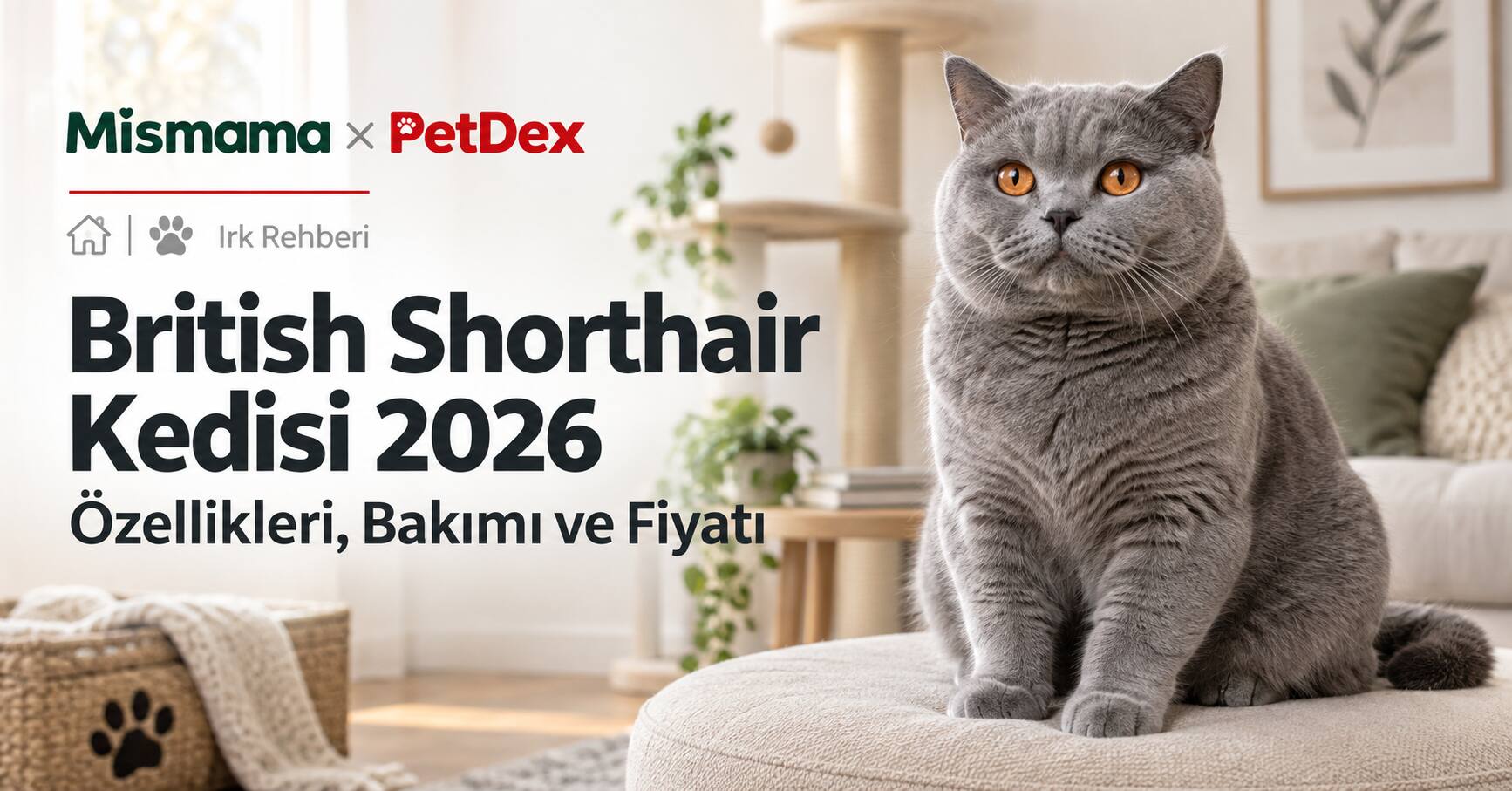 British Shorthair Kedisi - Sakinliği ve Güzelliğiyle Öne Çıkan Kedi Irkı