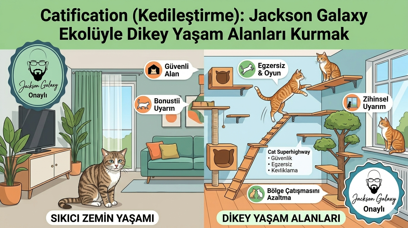 Catification — Jackson Galaxy Ekolüyle Dikey Yaşam Alanları Tasarlamak | Mismama.com