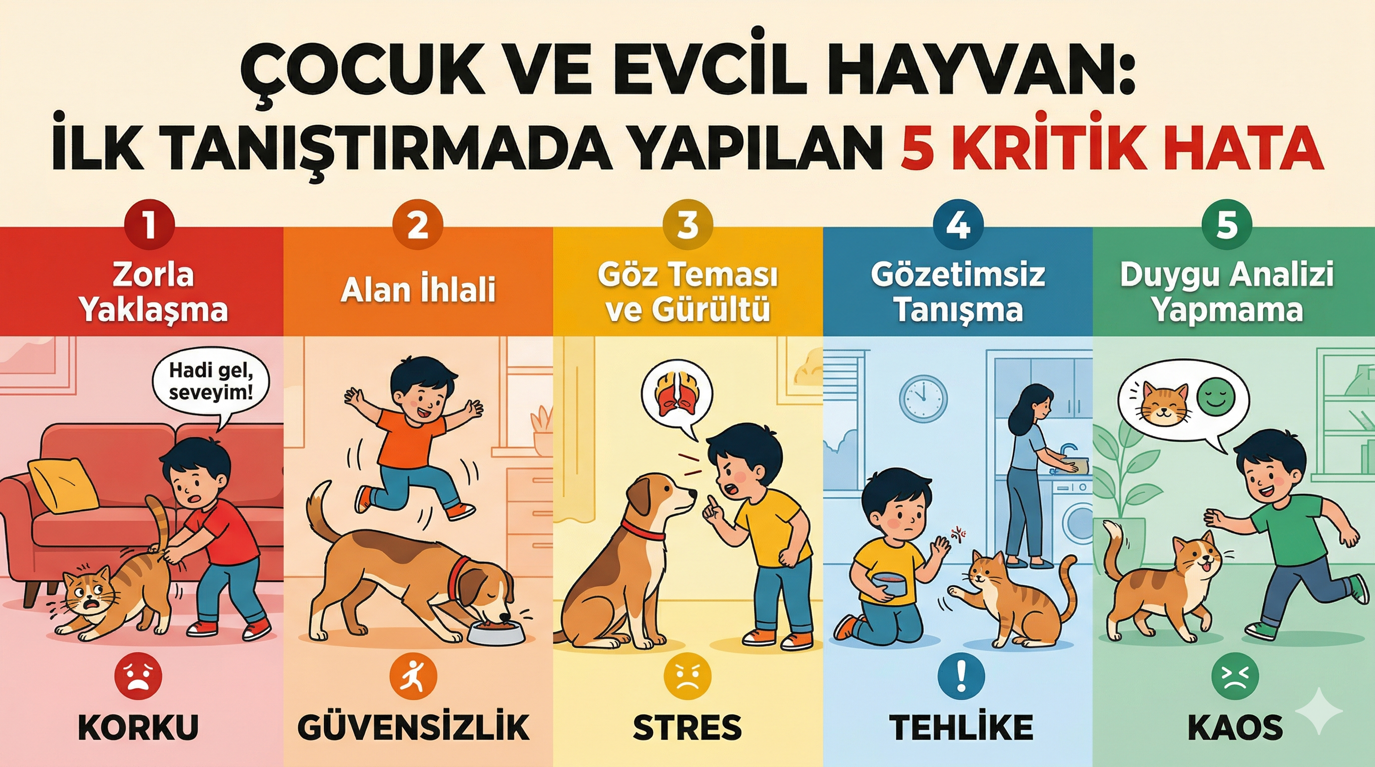 Çocuk ve Evcil Hayvan İlk Tanıştırma — 5 Kritik Hata ve Güvenli Protokol | Mismama.com