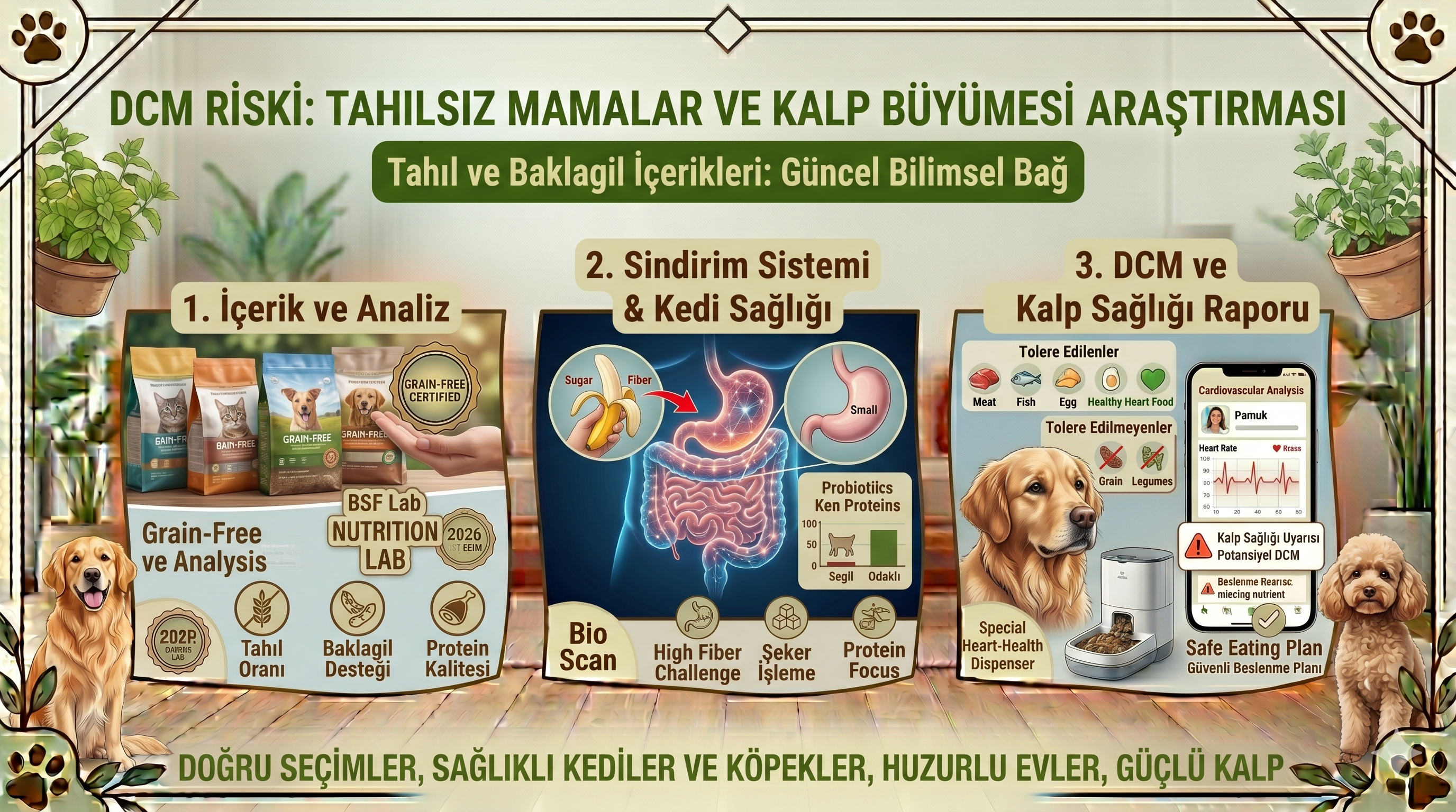 Köpeklerde DCM ve Tahılsız Mama İlişkisi Bilimsel Rehber | Mismama.com