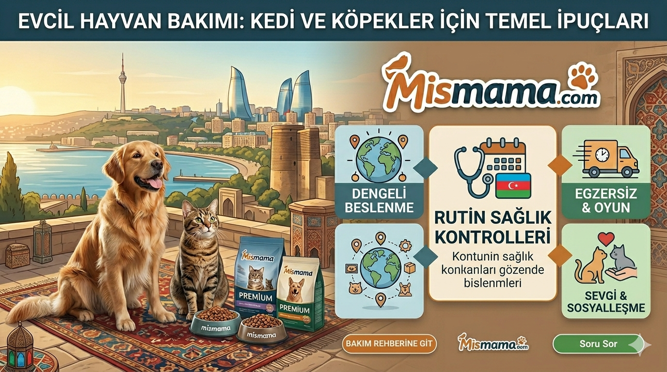 Evcil Hayvan Bakımı – Kedi ve Köpekler İçin Temel İpuçları | Mismama.com