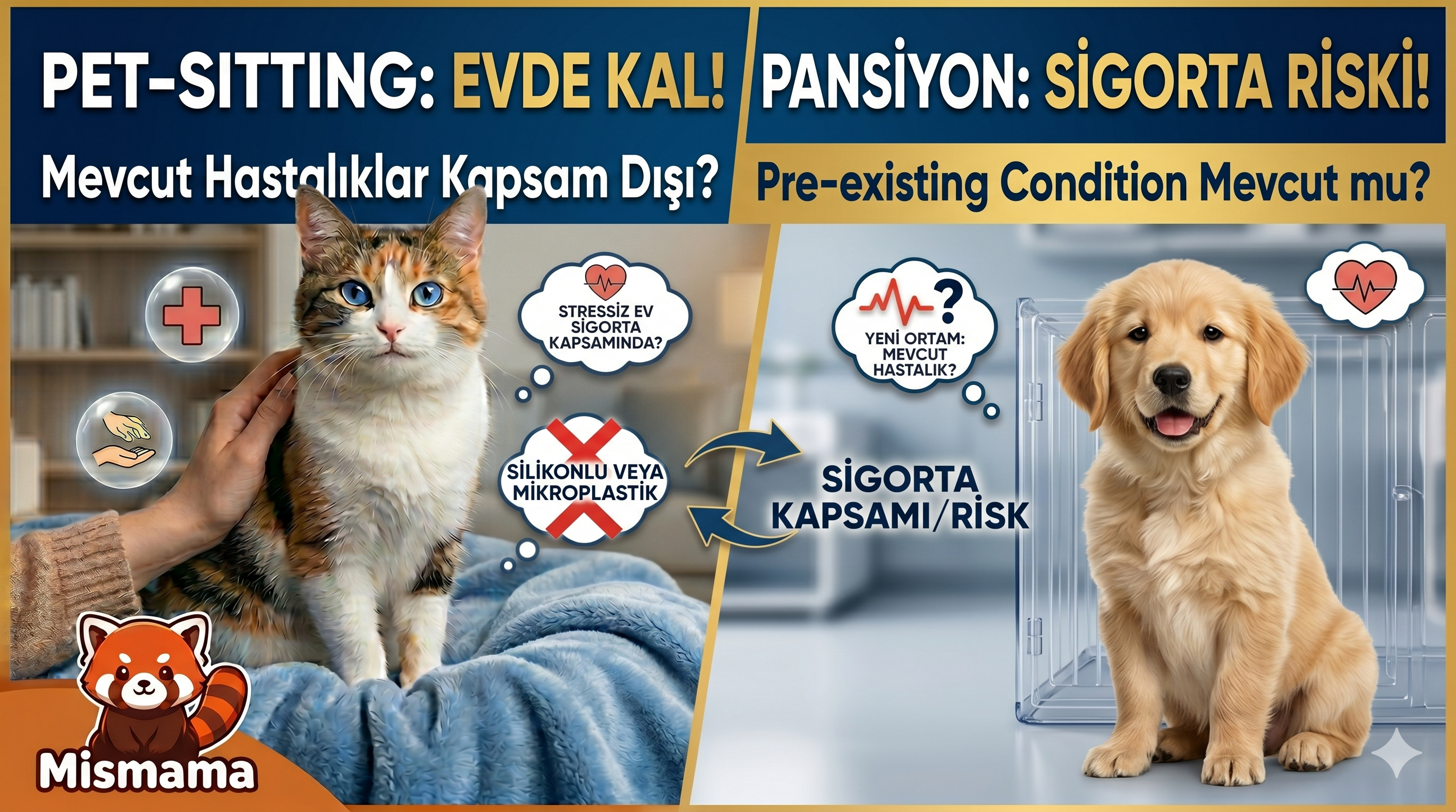 Evcil Hayvan Sigortasında Mevcut Hastalık Kapsamı | Mismama.com