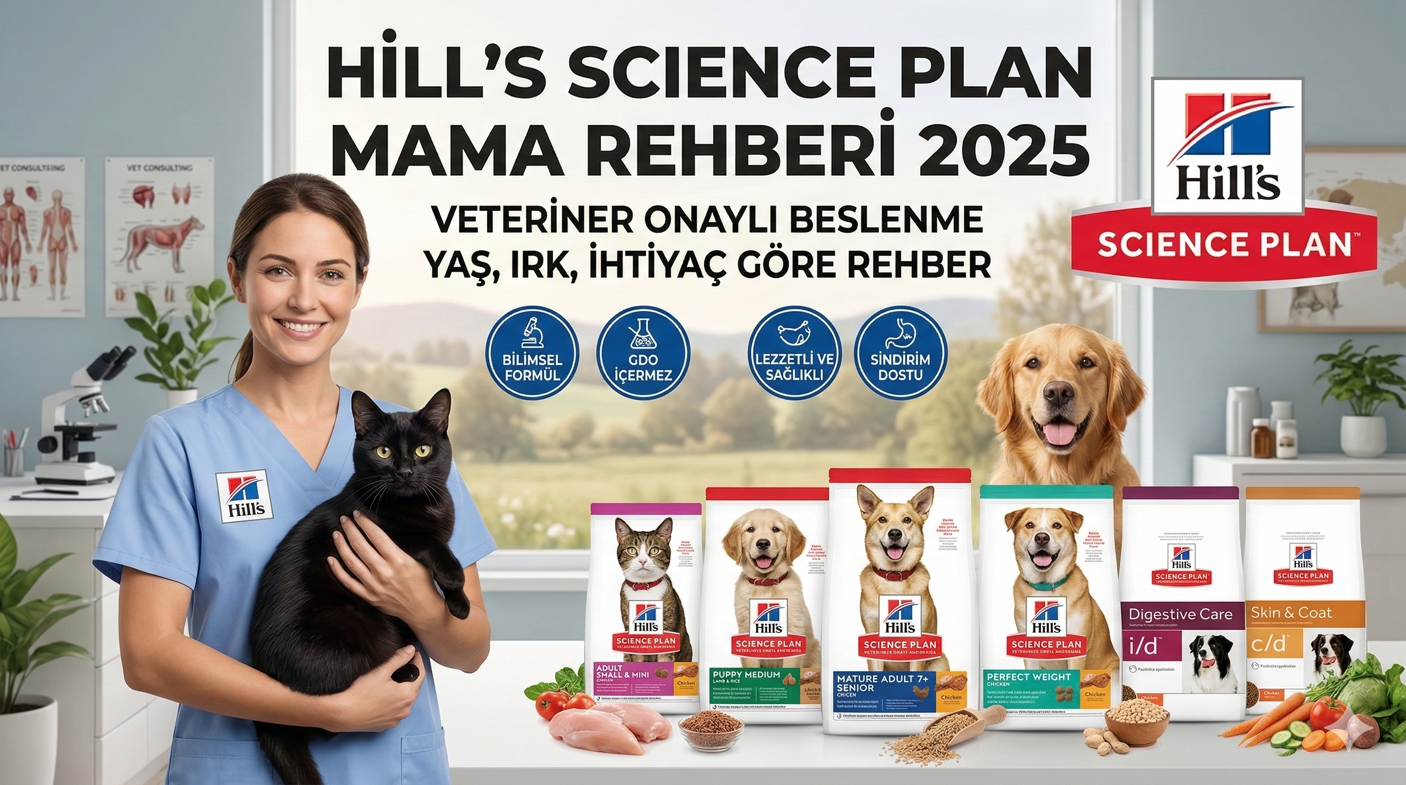 Hill's Science Plan Mama Rehberi 2025 — Seriler ve Karşılaştırma | Mismama.com