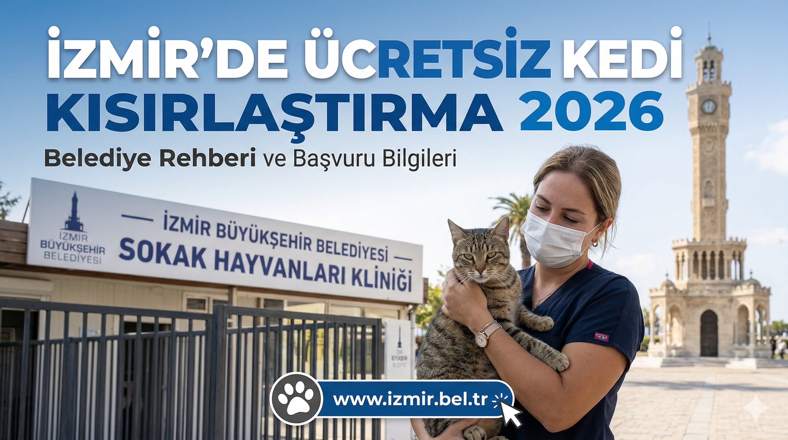 İzmir Ücretsiz Kedi Kısırlaştırma 2026 — Belediye Rehberi ve Başvuru Bilgileri | Mismama.com