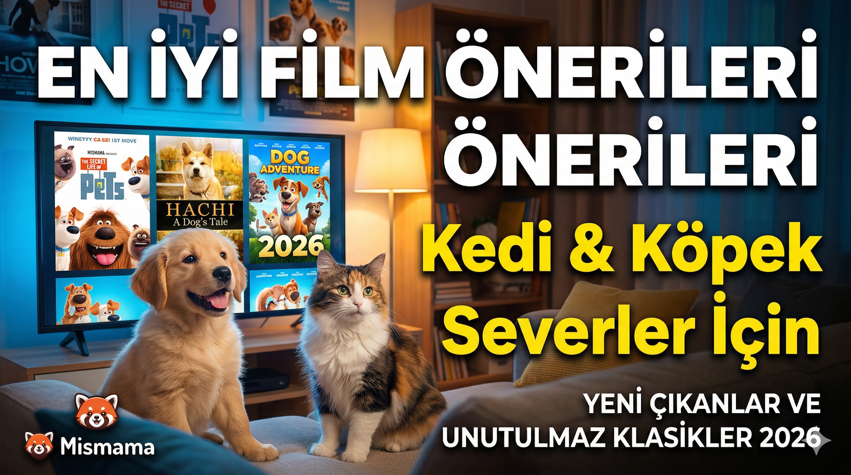 Kedi ve Köpek Severler İçin En İyi Film Önerileri 2026 – Yeni Çıkanlar ve Klasikler | Mismama.com