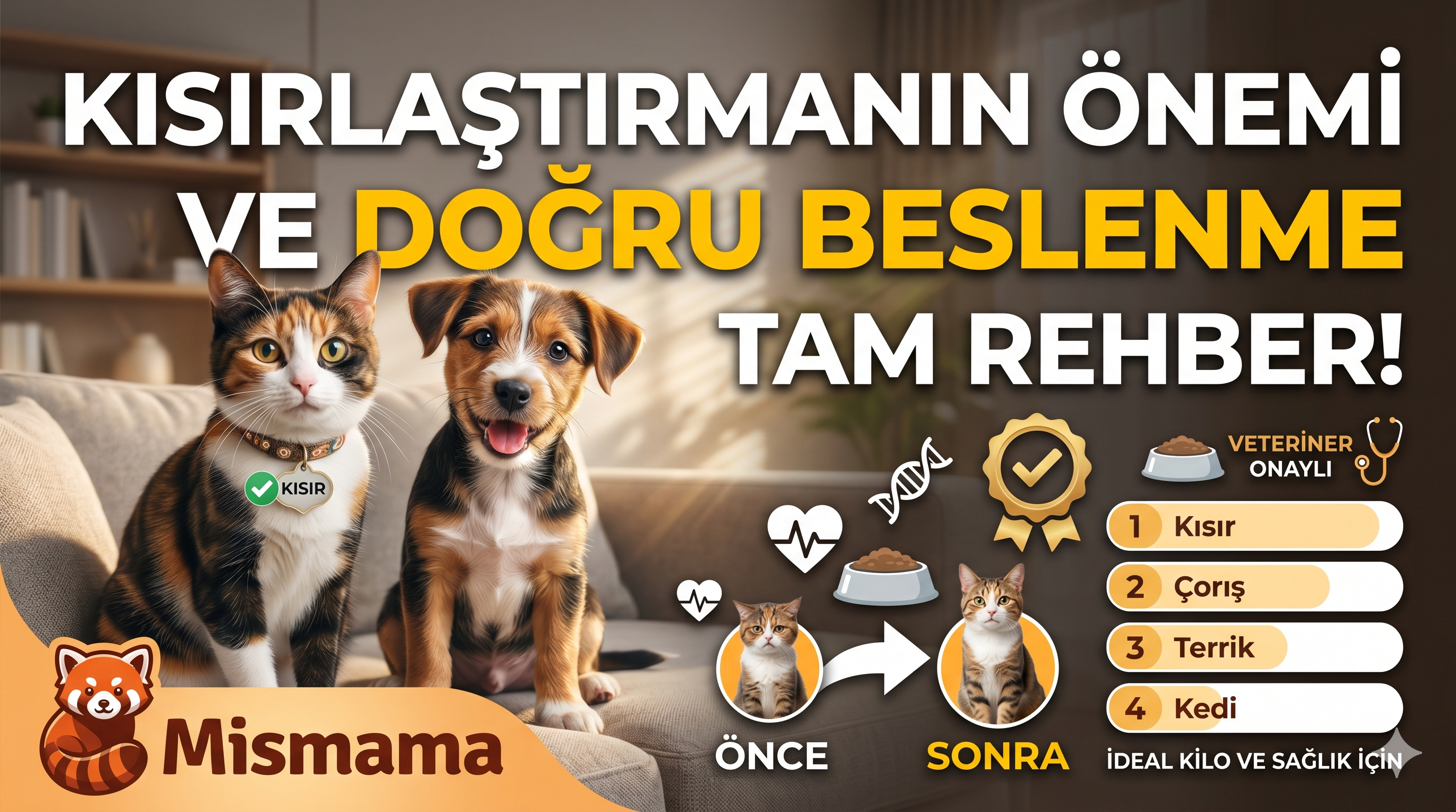 Kısırlaştırma Rehberi ve Beslenme | Mismama.com