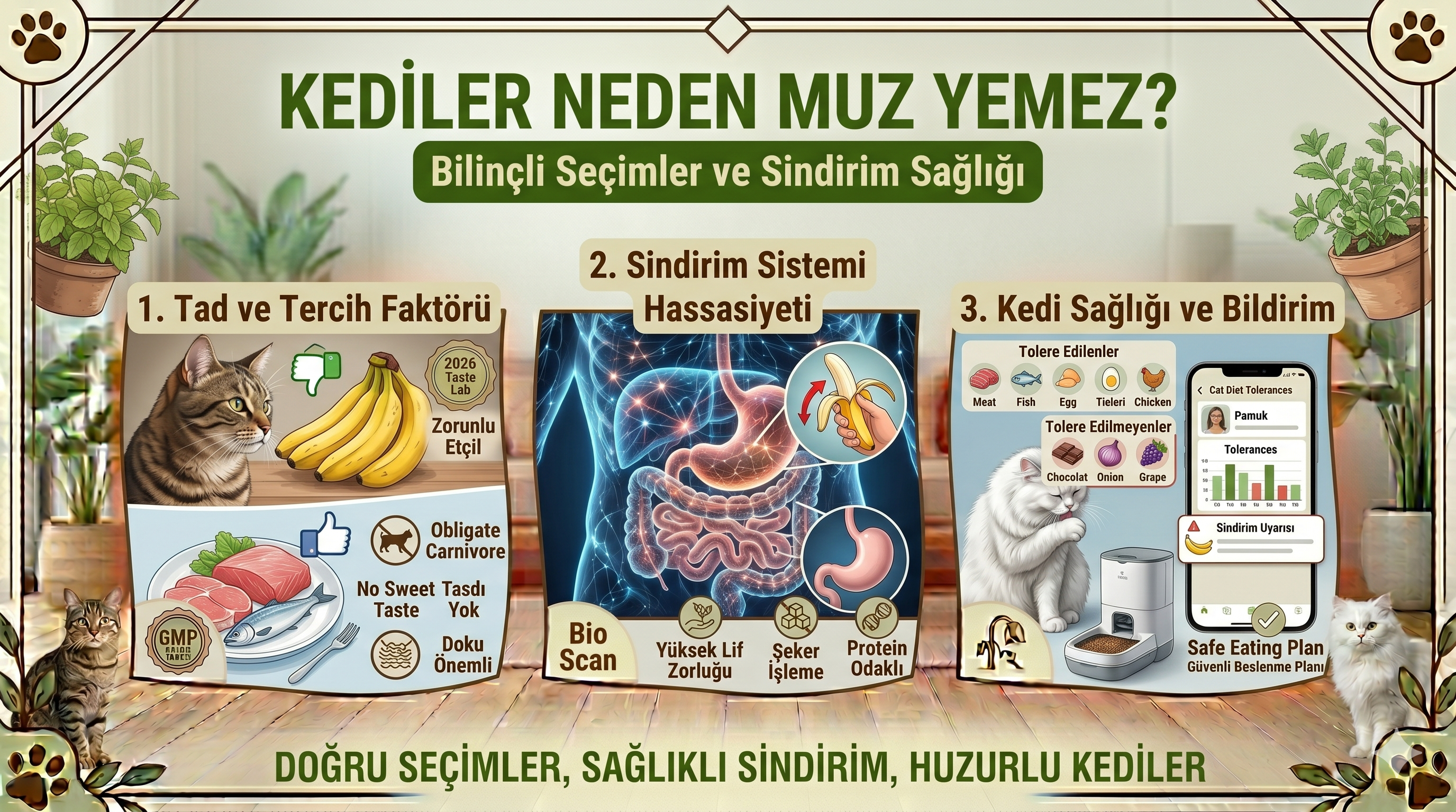 kediler, muz, kedi beslenmesi, kedi mamaları, sağlıklı kedi ürünleri, Mismama