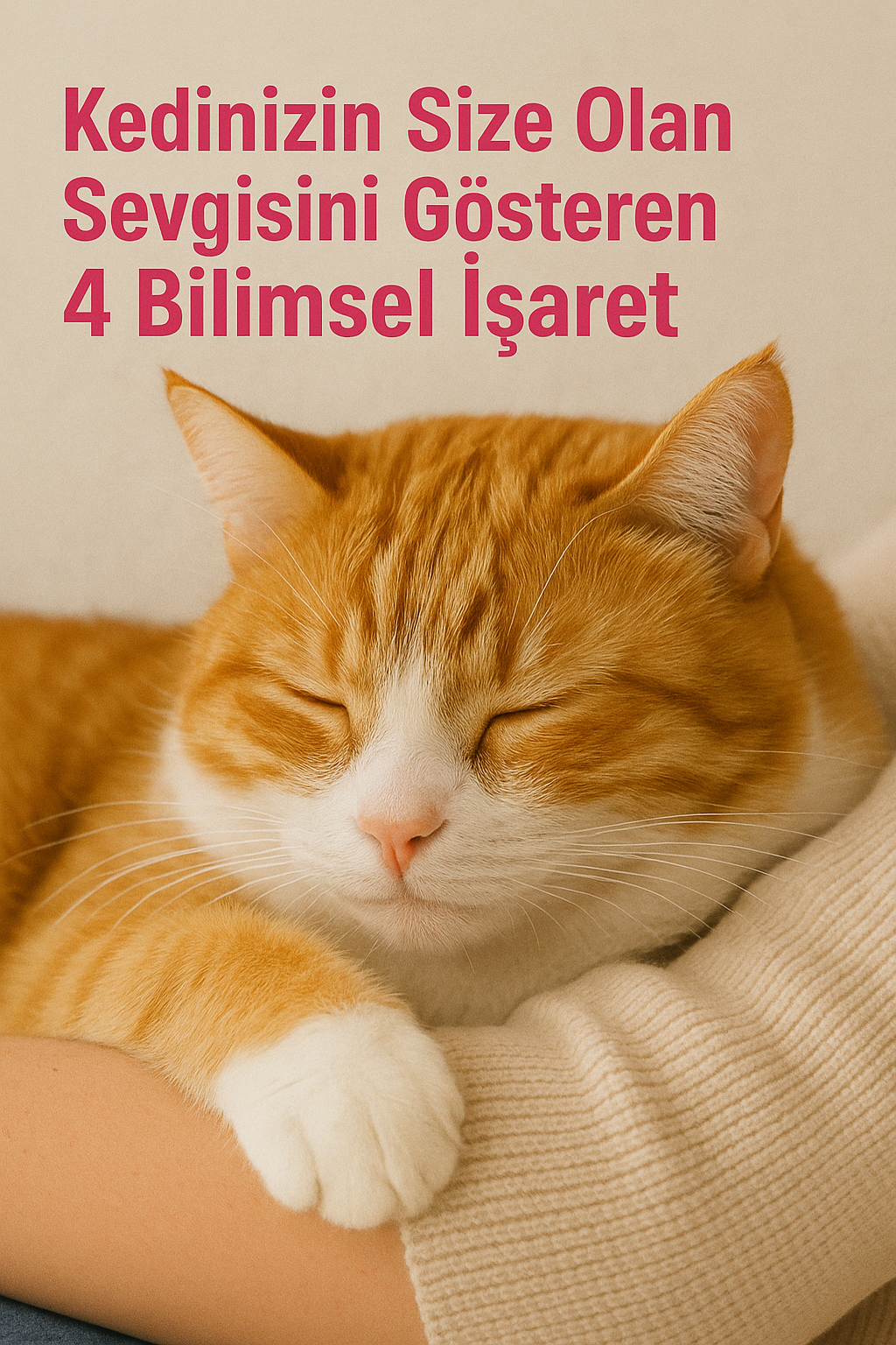Kedinizin Sizi Ne Kadar Sevdiğini Bilim Söylüyor: İşte 4 Çarpıcı İşaret