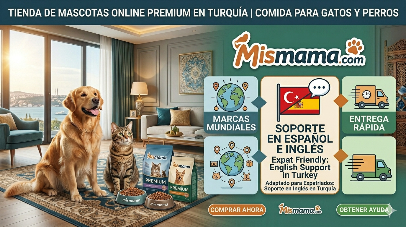 Mismama.com – Tienda de Mascotas Online en Turquía – Comida Gatos Perros Atención en Español
