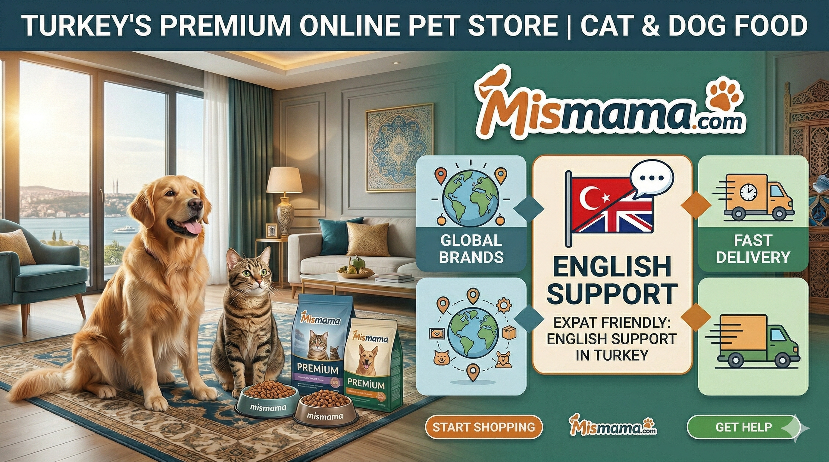 Mismama.com – Premium Online Pet Store in Turkey – Cat Food Dog Food English Support