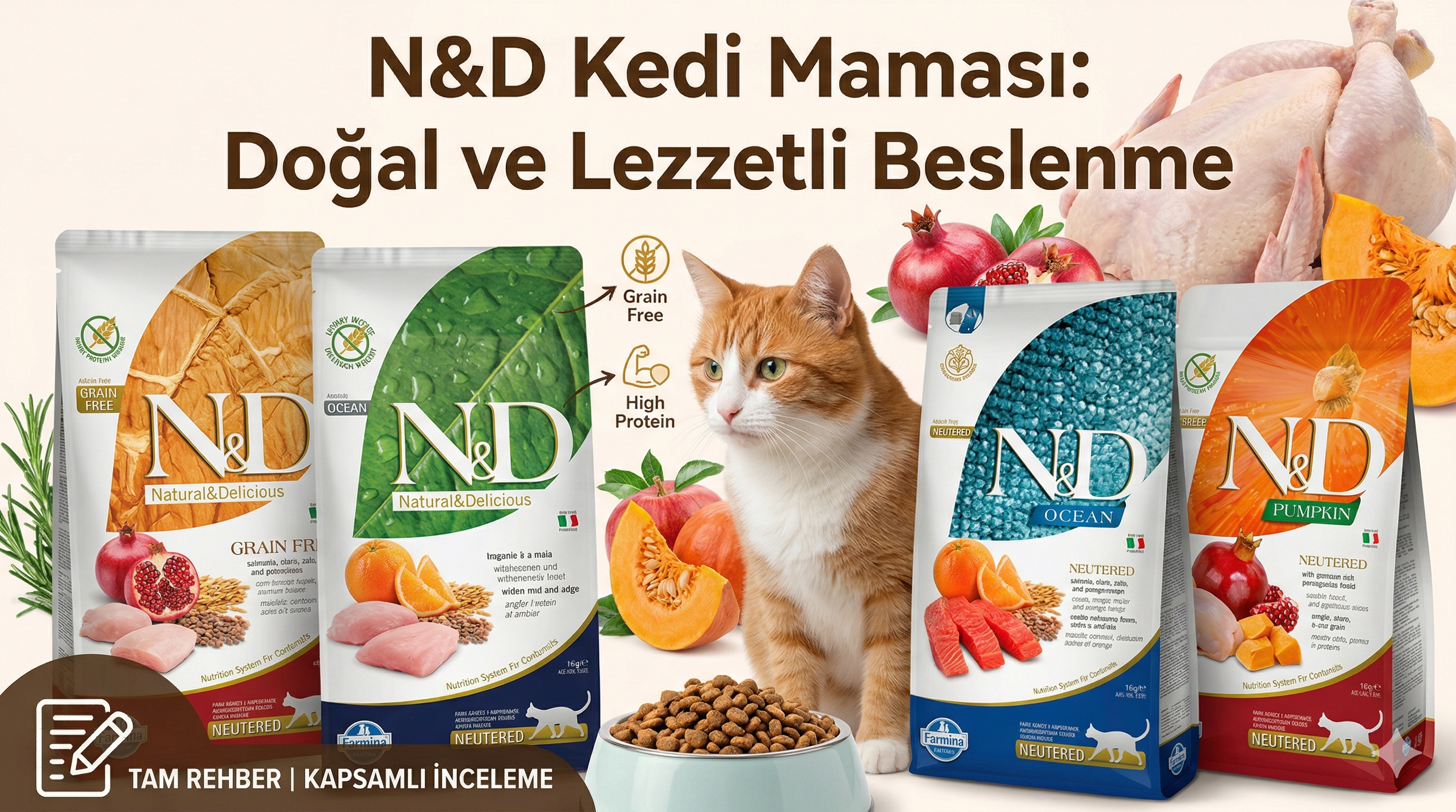 N&D Kedi Maması: Doğal ve Lezzetli Beslenme