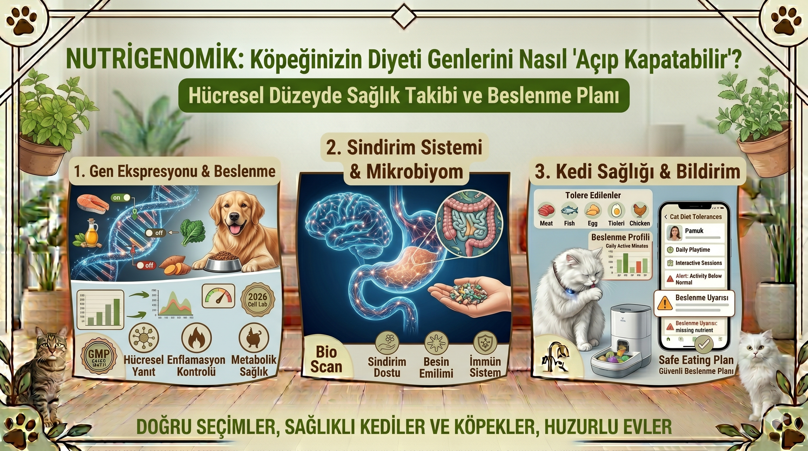 Köpeklerde Nutrigenomik ve Gen İfadesi Bilimsel Rehberi | Mismama.com