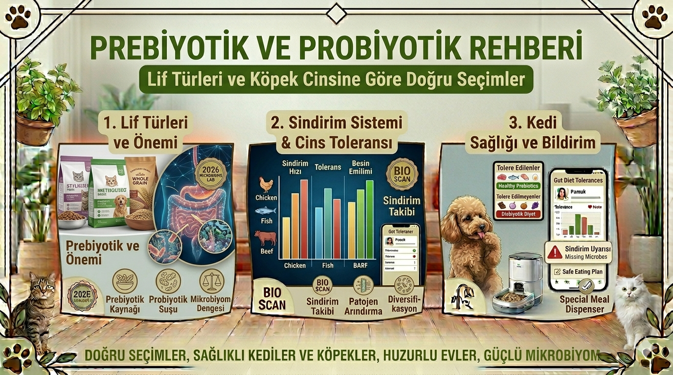 Köpeklerde Prebiyotik ve Probiyotik Irka Göre Rehber | Mismama.com