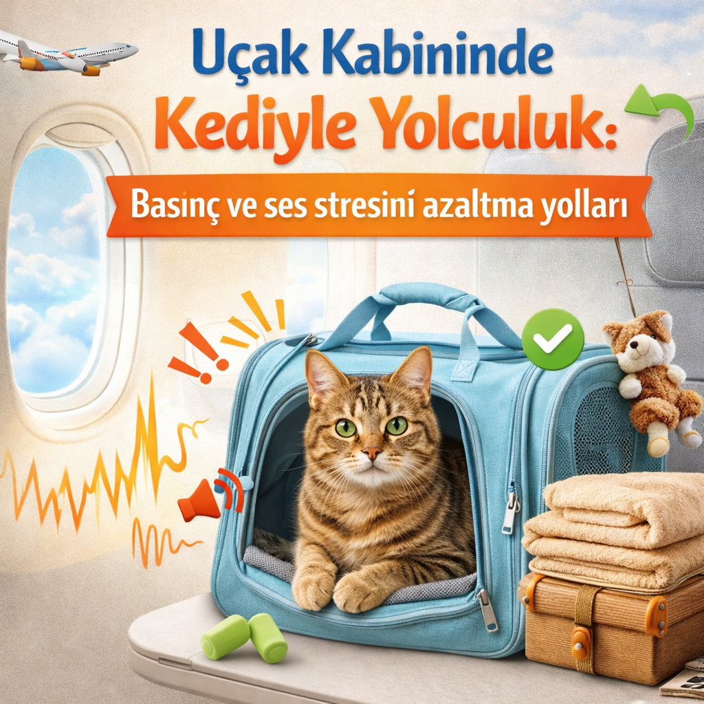 Uçak Kabininde Kediyle Yolculuk — Stres Azaltma Rehberi | Mismama.com