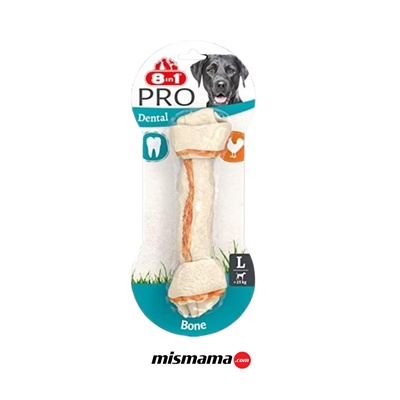 8in1 Delights Pro Dental Diş Sağlığı için Tavuk Etli Düğümlü Köpek Kemiği 85gr [L]