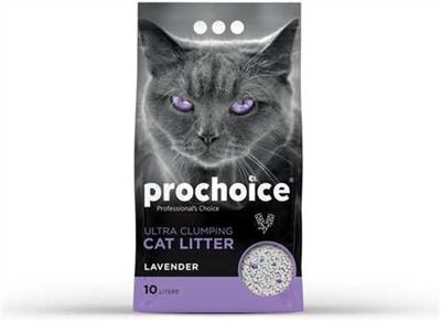 Prochoice Ekstra Topaklanan Lavanta Parfümlü Bentonit Kedi Kumu 10 lt