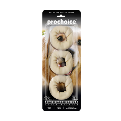 Prochoice Mini Retriever Donuts, Köpekler için Mini Donut Ödül Maması 3 parça