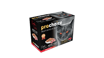 Prochoice Yetişkin Kediler İçin, Tahılsız, Jöle İçinde Kuzu Ve Ciğer Parça Etli Yaş Mama - Aile Paketi
