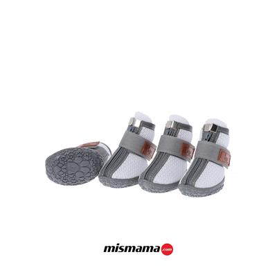 BE DESIGN Fermuarlı Beyaz Köpek Ayakkabısı