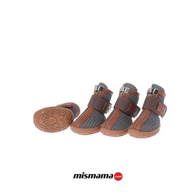 BE DESIGN Fermuarlı Gri Köpek Ayakkabısı