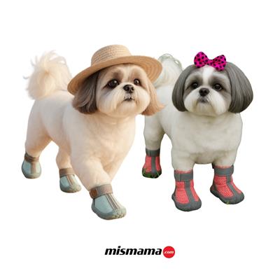 BE DESIGN Fermuarlı Mor Köpek Ayakkabısı