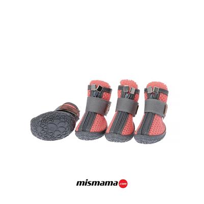 BE DESIGN Fermuarlı Somon Köpek Ayakkabısı