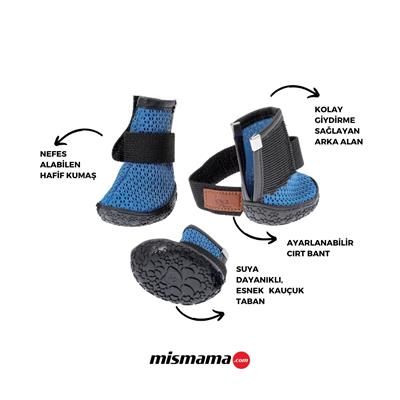 BE DESIGN Lastikli Gri Köpek Ayakkabısı