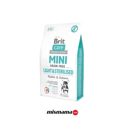Brit Care Mini Irk Kısırlaştırılmış Köpekler İçin, Tahılsız, Hipoalerjenik Tavşan Etli Ve Somonlu Kuru Mama 2 kg