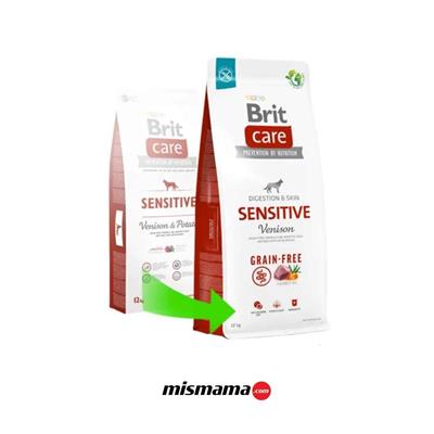 Brit Care Sindirim Sistemi, Gıda İntoleransı Ve Deri Hassasiyetine Sahip Köpekler İçin, Tahılsız, Geyik Etli Kuru Mama 12 kg