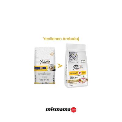 Felicia Hipoalerjenik Tavuklu Düşük Tahıllı Kısırlaştırılmış Kedi Maması 2kg