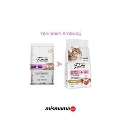 Felicia 2 Kg Yavru Kuzu Etli Az Tahıllı HypoAllergenic Kedi Maması