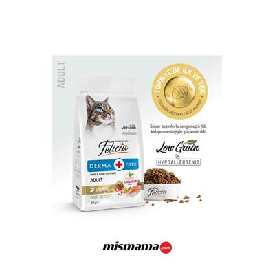 Felicia Hipoalerjenik Somonlu Düşük Tahıllı Yetişkin Kedi Maması 2kg
