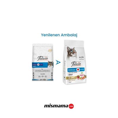 Felicia Hipoalerjenik Somonlu Düşük Tahıllı Yetişkin Kedi Maması 2kg