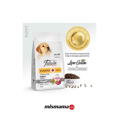 Felicia Hipoalerjenik Kuzulu Küçük ve Orta Irk Düşük Tahıllı Yavru Köpek Maması 3kg