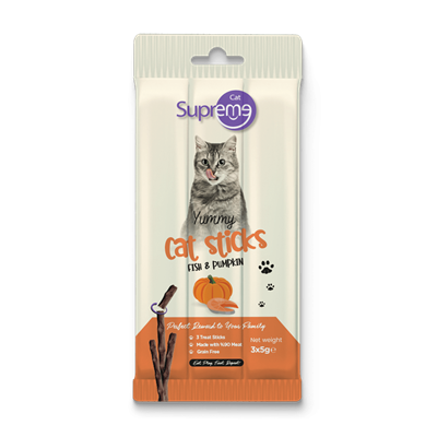 Kediler için Ton Balıklı ve Bal Kabaklı Ödül Çubuğu