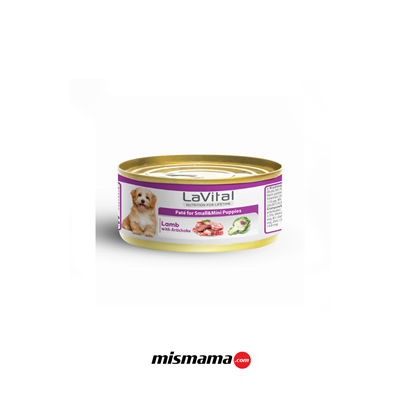 LaVital Kuzu Etli ve Enginarlı Küçük Irk Yavru Köpek Konservesi 85gr