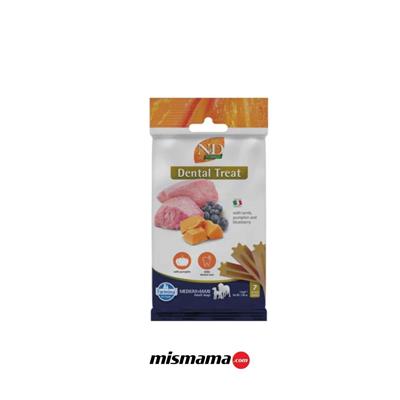 N&D Treat Dental Kuzulu Yaban Mersinli Orta ve Büyük Irk Köpek Ödülü 100gr (7 Adet)