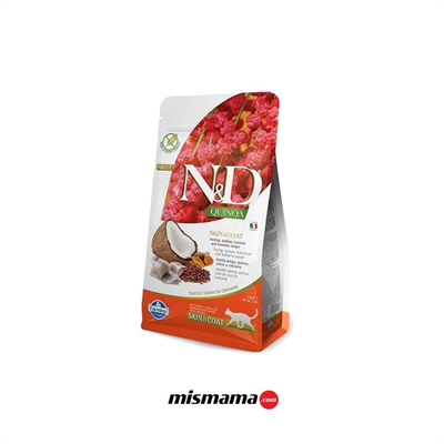 ND Kinoa Skin Coat Ringa Balıklı Yetişkin Kedi Maması 5 Kg