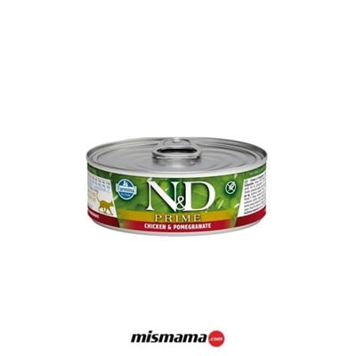 N&D Prime Tavuklu ve Narlı Tahılsız Yetişkin Kedi Konservesi 70gr