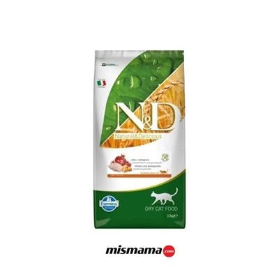 N&D Pumpkin Bıldırcın Etli Bal Kabaklı ve Narlı Tahılsız Kısırlaştırılmış Kedi Maması 10kg