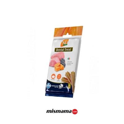 N&D Treat Dental Kuzulu Yaban Mersinli Orta ve Büyük Irk Köpek Ödülü 100gr (7 Adet)
