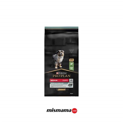 Pro Plan Puppy Medium Sensitive Digestion Kuzulu ve Pirinçli Orta Irk Yavru Köpek Maması 12kg
