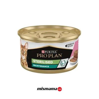 Pro Plan Sterilised Ton Balıklı ve Somonlu 85 gr 24lü Kısırlaştırılmış Yetişkin Konserve Kedi Maması