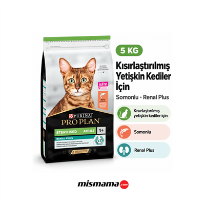 Pro Plan Sterilised Somonlu Kısırlaştırılmış Yetişkin Kedi Maması 5 kg Ekonomik Paket 