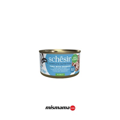 Schesir Jöle İçinde Ton Balıklı ve Levrekli Kedi Konservesi 85gr