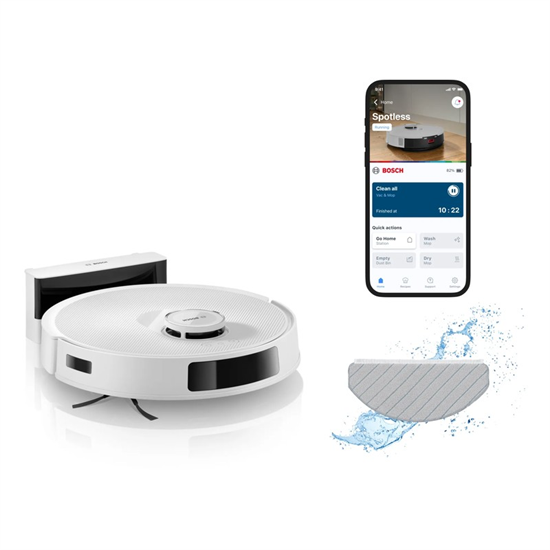 Bosch Spotless Advanced BCRC2W Akıllı Robot Süpürge