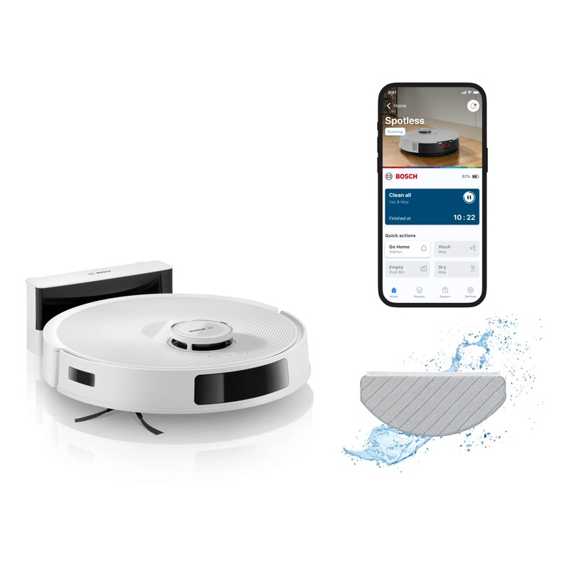 Bosch Spotless Advanced BCRC2W Akıllı Robot Süpürge