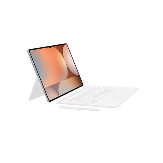 Samsung EF-DX925BWEGTR TAB S10/S9 Ultra Klavyeli Mousepadli Beyaz Kılıf