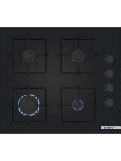 Bosch POP6C6P31O Gazlı Ocak 60 cm Sert Cam Siyah Serie 4
