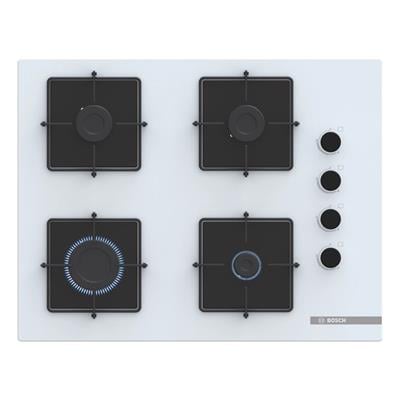 Bosch POP7C2P31O 67 cm Beyaz Cam Ankastre Ocak